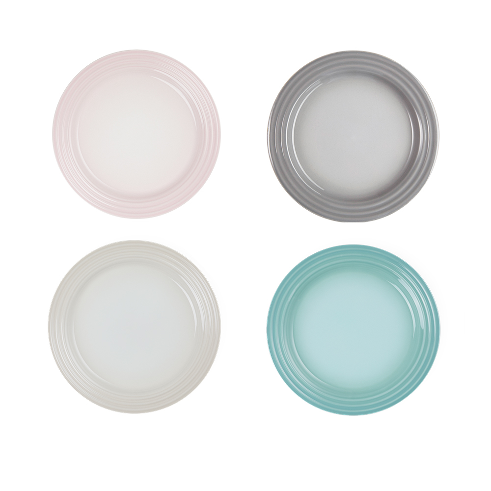 Set of 4 Vancouver Salad Plate Multicolour 22cm