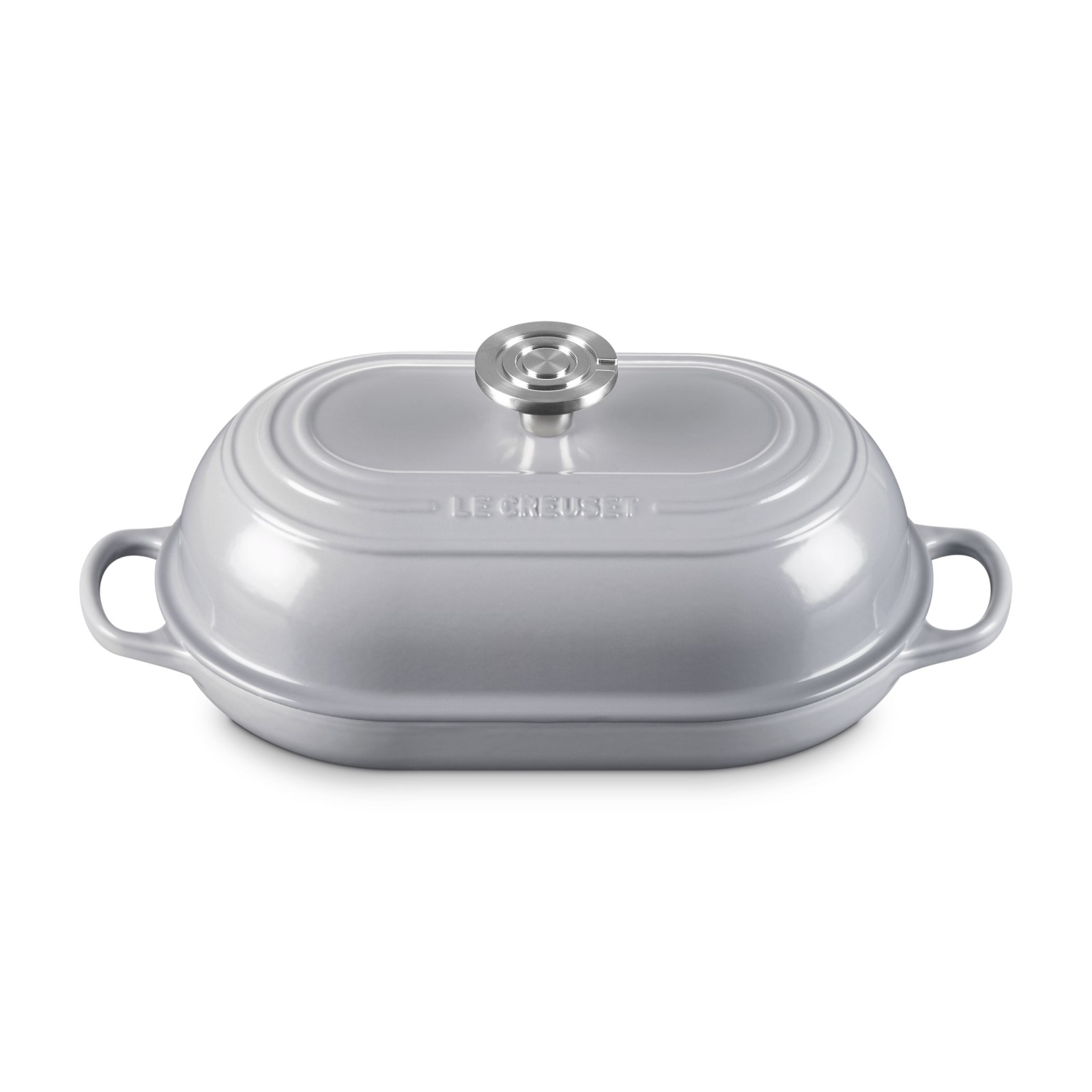 Oval Bread Oven Crucible Brushed SS Knob image number 1