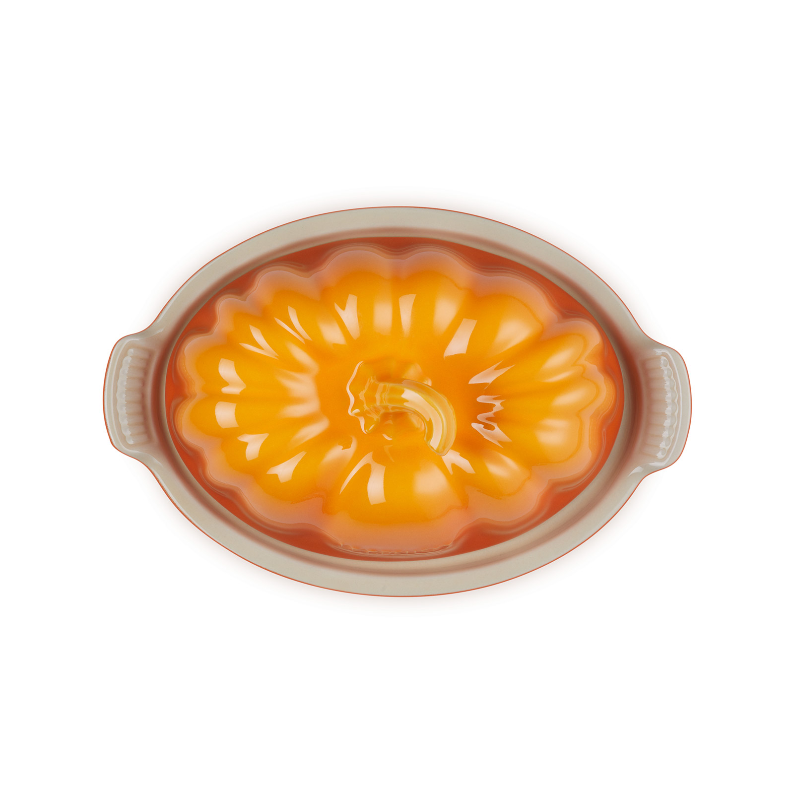 Pumpkin Stoneware Butter Dish image number 3