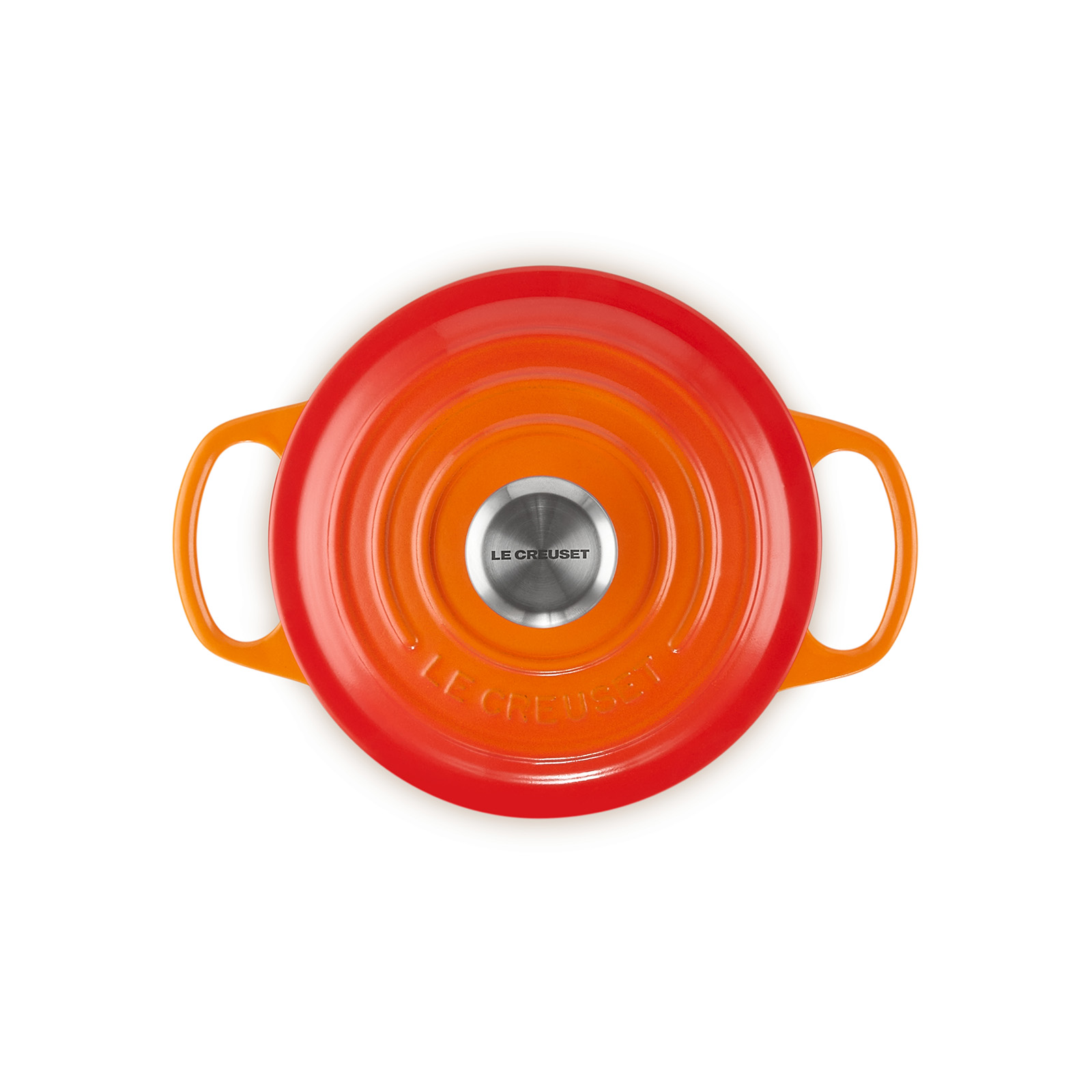 Round French Oven Silver Knob image number 3