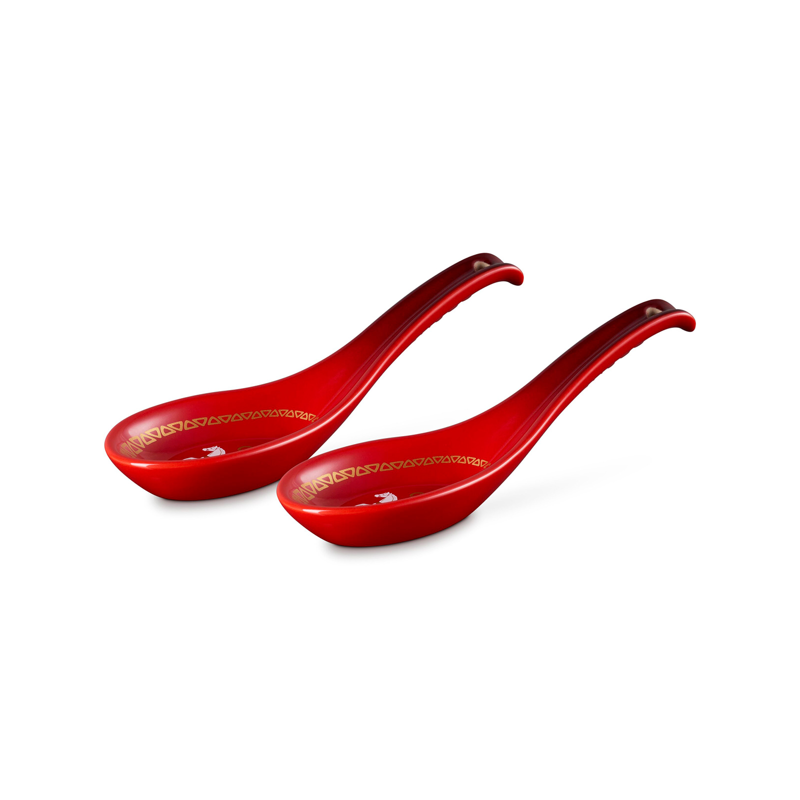 Carousel Set of 2 Chinese spoons image number 1