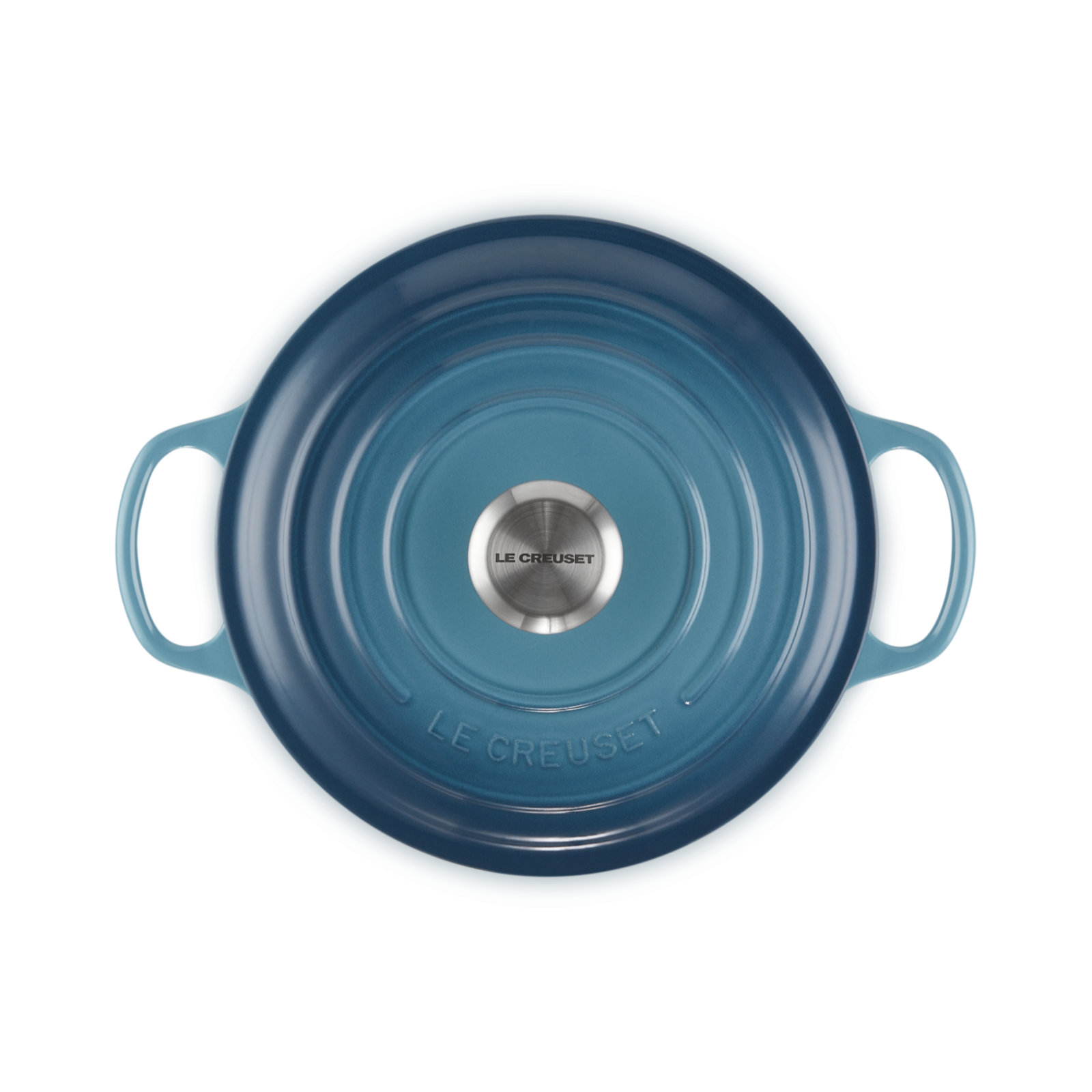 Round French Oven Silver Knob image number 3