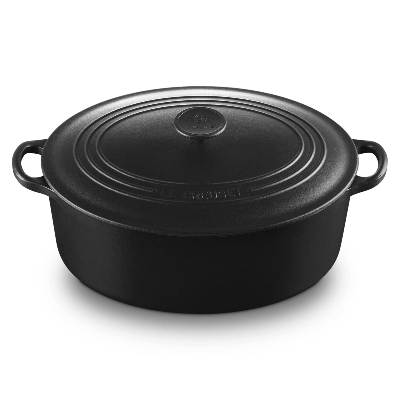 Oval French Oven Black Interior image number 1