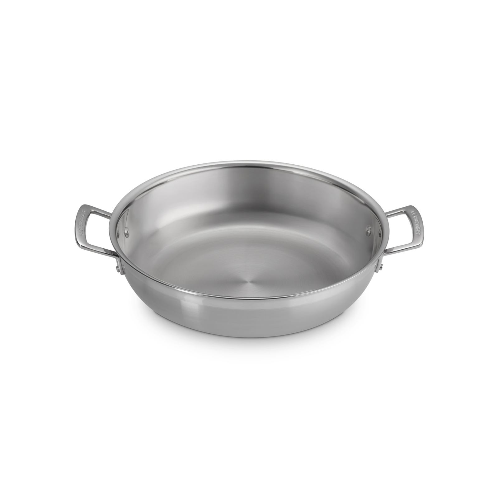 3-ply Stainless Steel Shallow Casserole with SS Lid image number 4