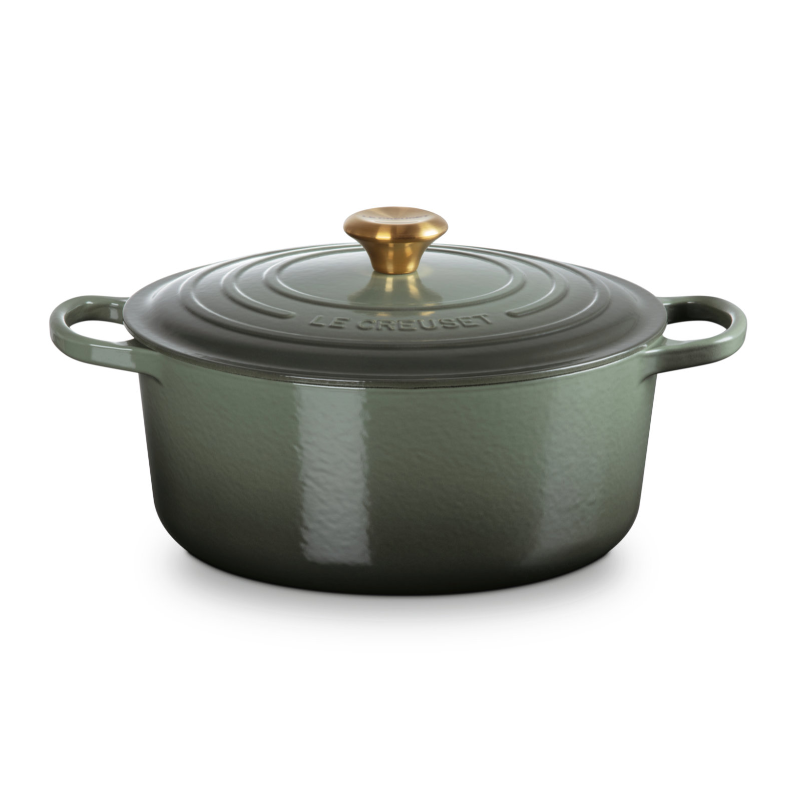 Round French Oven Thyme 28cm Gold Knob