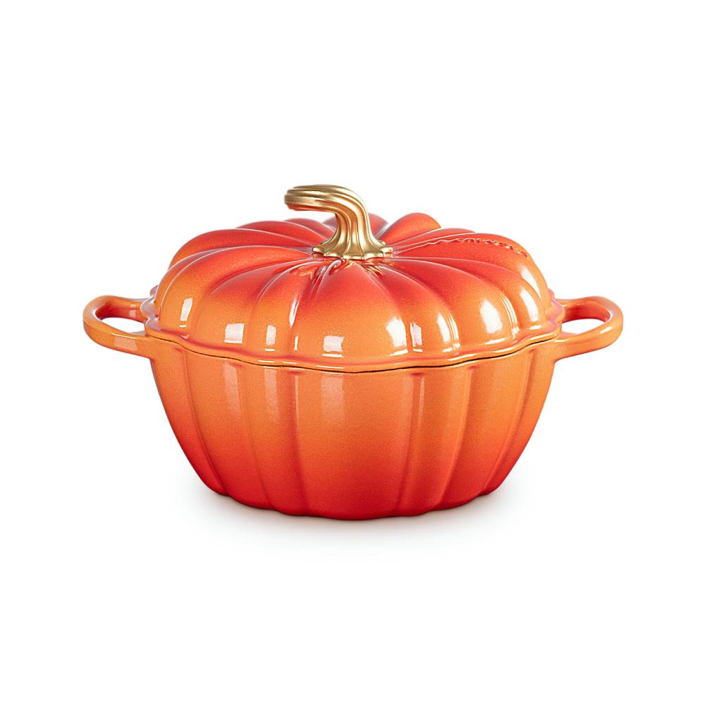 Signature Pumpkin Casserole Flamme Dorée 24cm