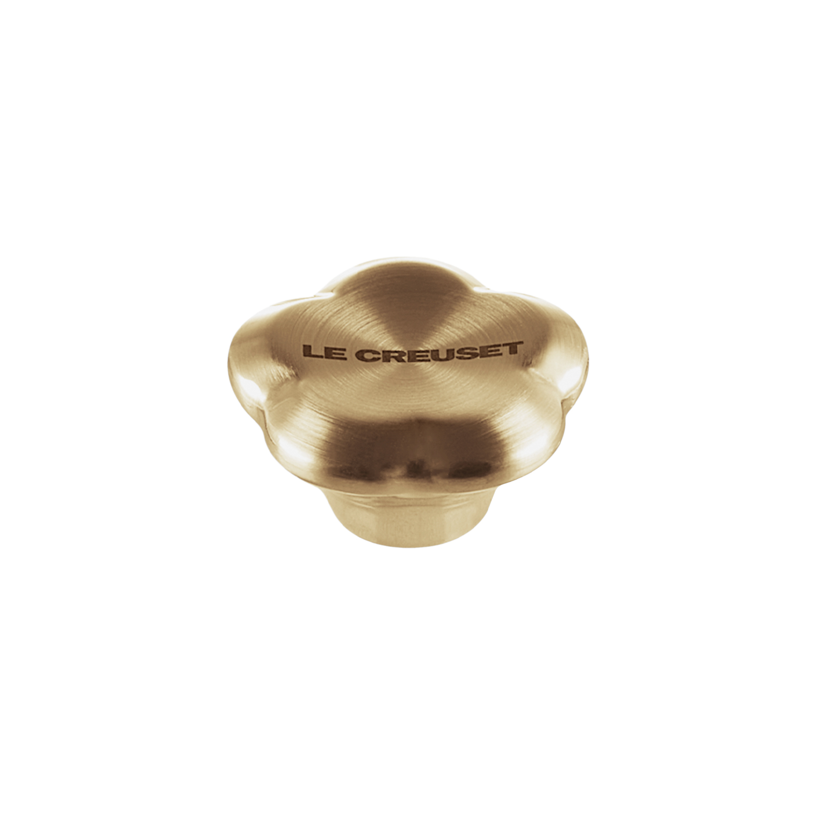 Flower Knob with Blister Light Gold