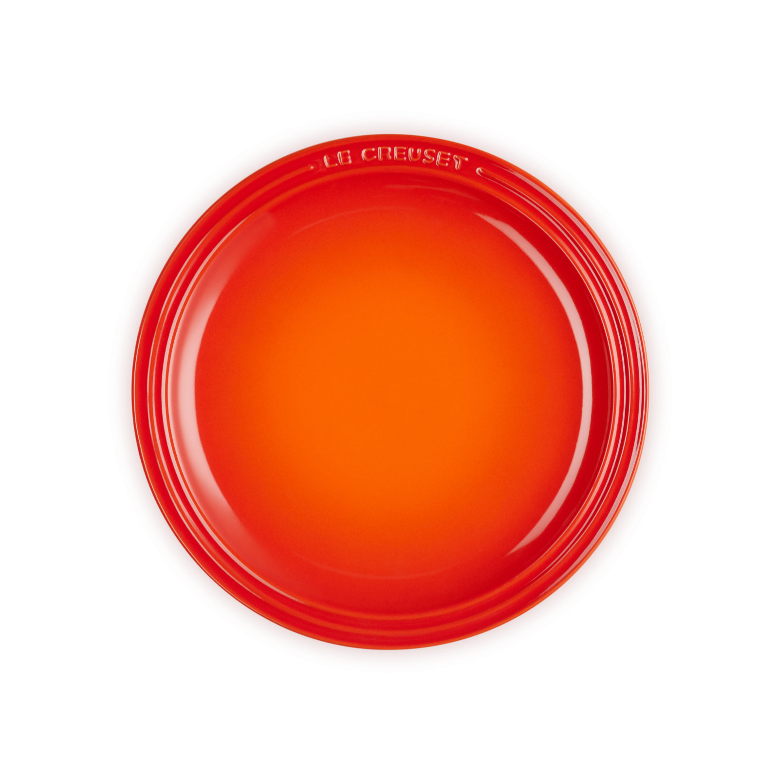 Round Plate Flame 23cm