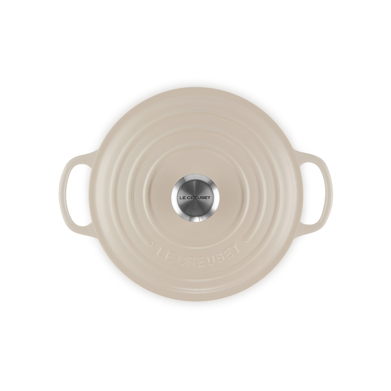 Round French Oven Silver Knob image number 3