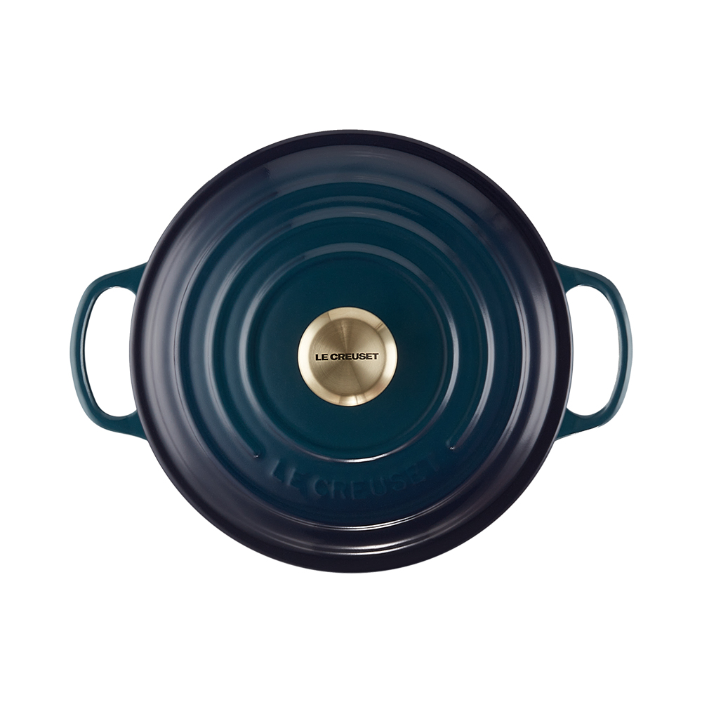 Round French Oven Agave Light Gold Knob image number 3
