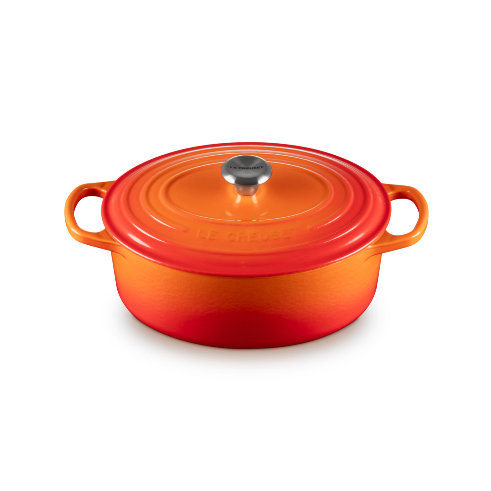 Oval French Oven Stainless Steel Knob image number 1