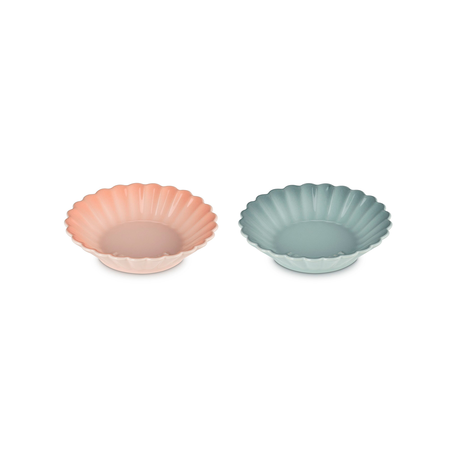 Set of 2 Gerbera Plates Multicolour 11cm