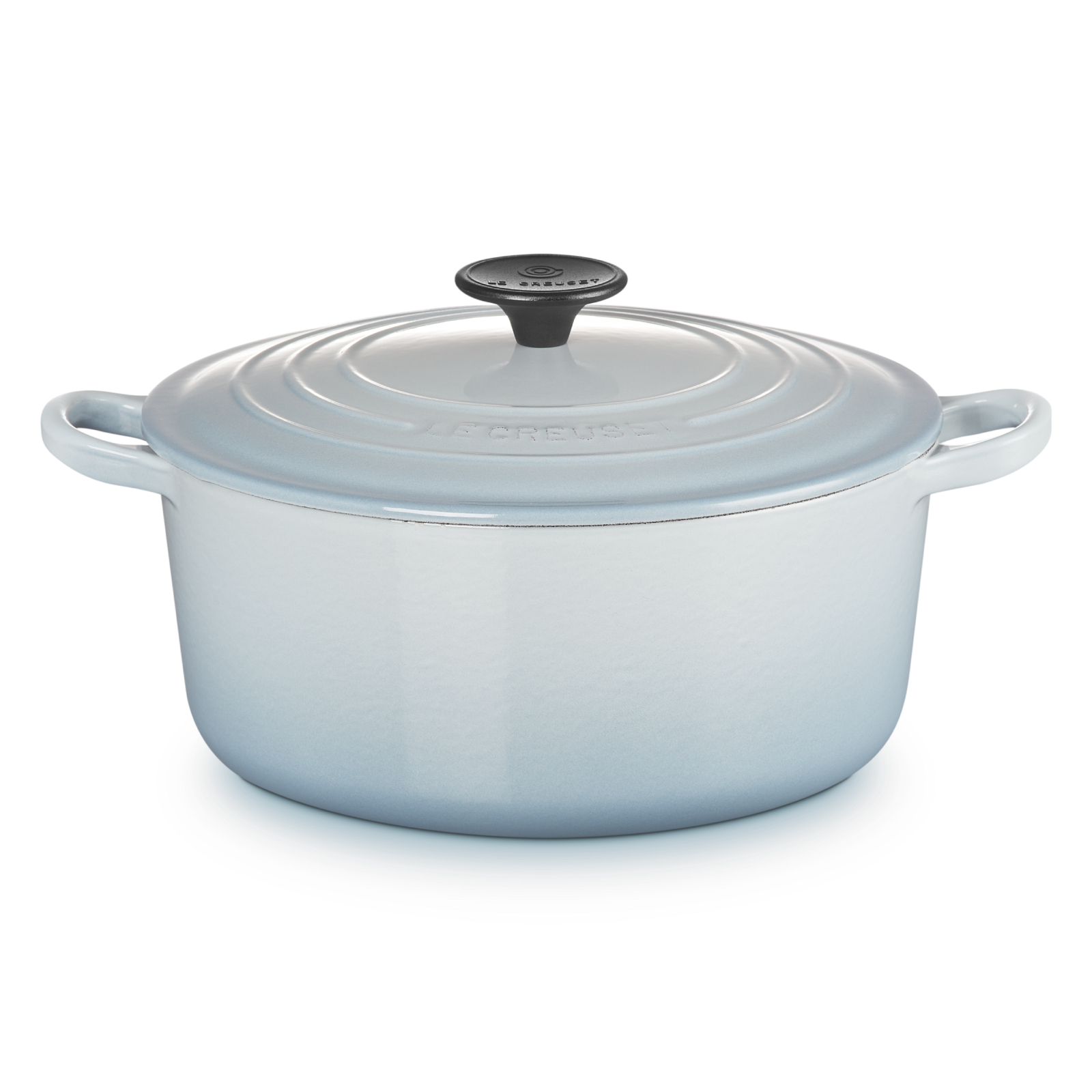 Round French Oven Coastal Blue 24cm Phenolic Knob