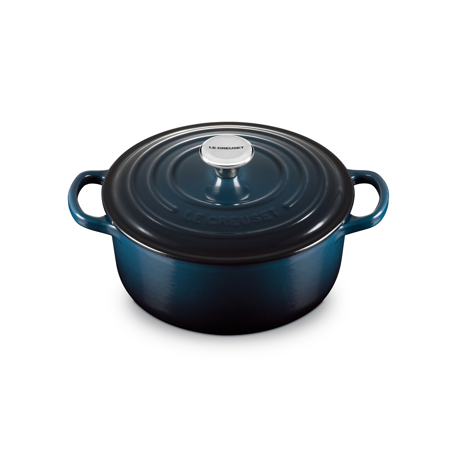 Round French Oven Chrome Knob image number 1