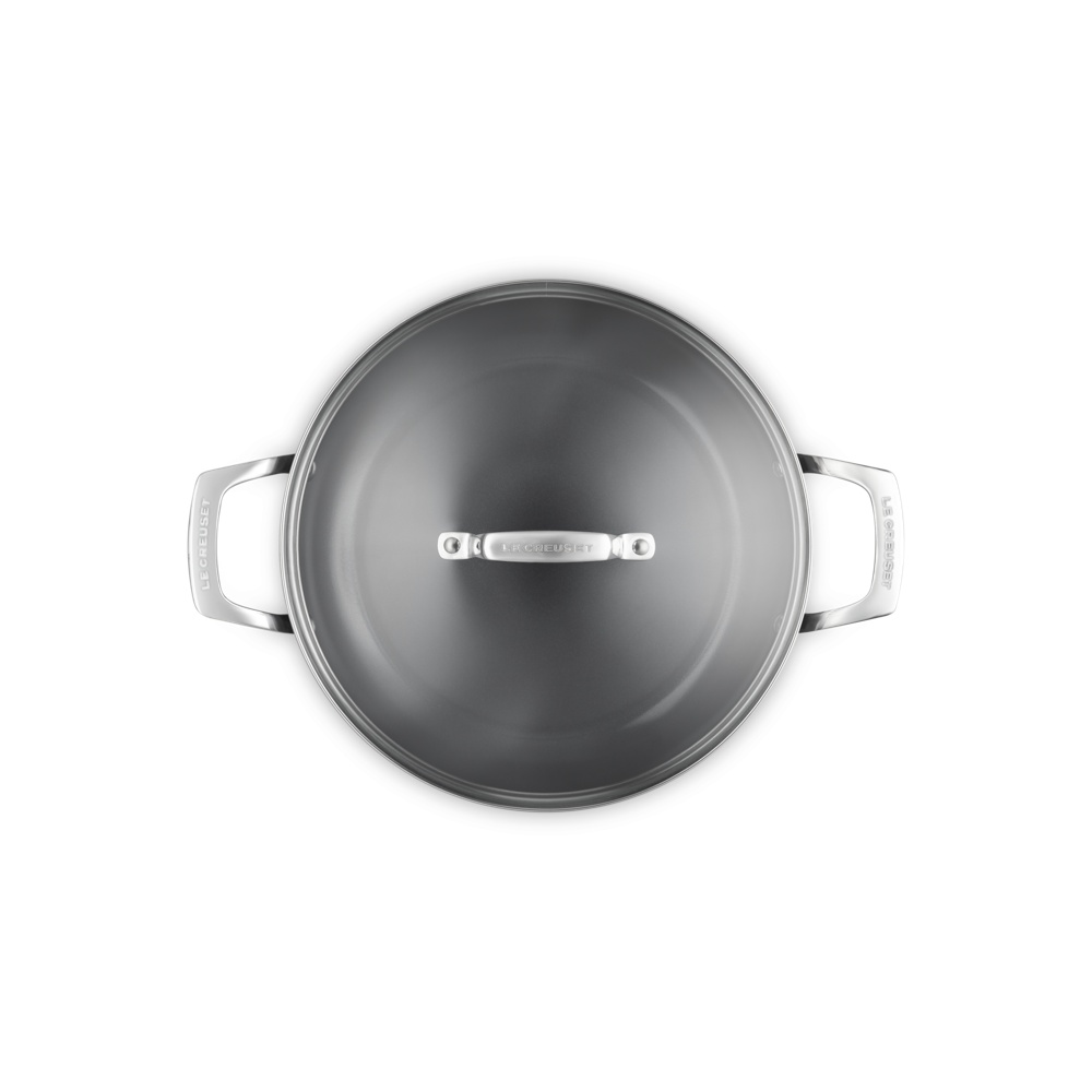 Essential Non-Stick Cookware Shallow Braiser Glass Lid image number 3