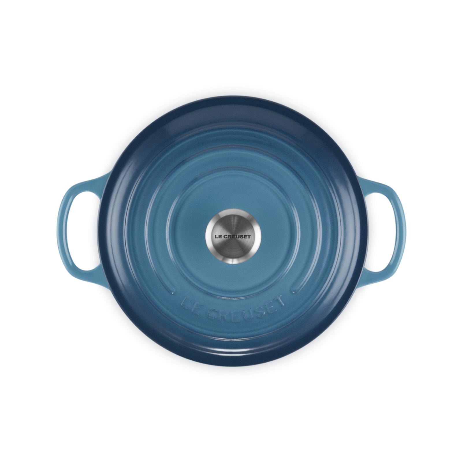 Round French Oven Silver Knob image number 3