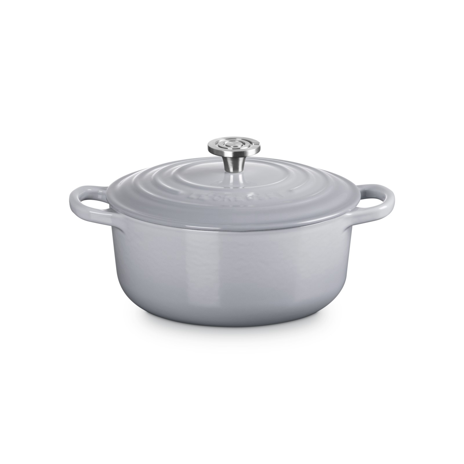 Signature Round French Oven Chateau 20cm Crucible Brushed SS Knob