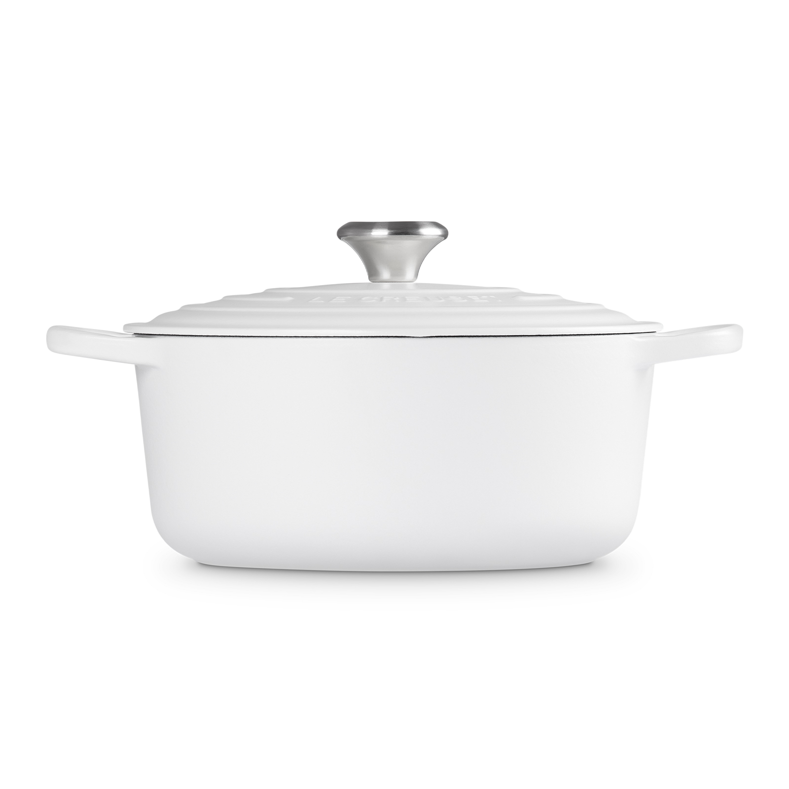 Round French Oven Silver Knob image number 2