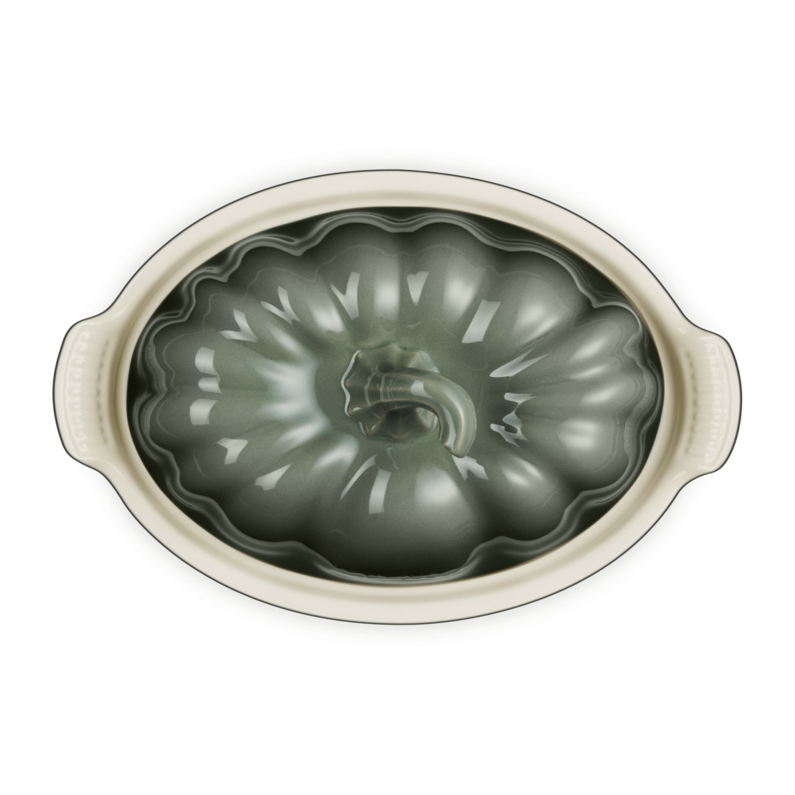 Pumpkin Stoneware Butter Dish image number 3