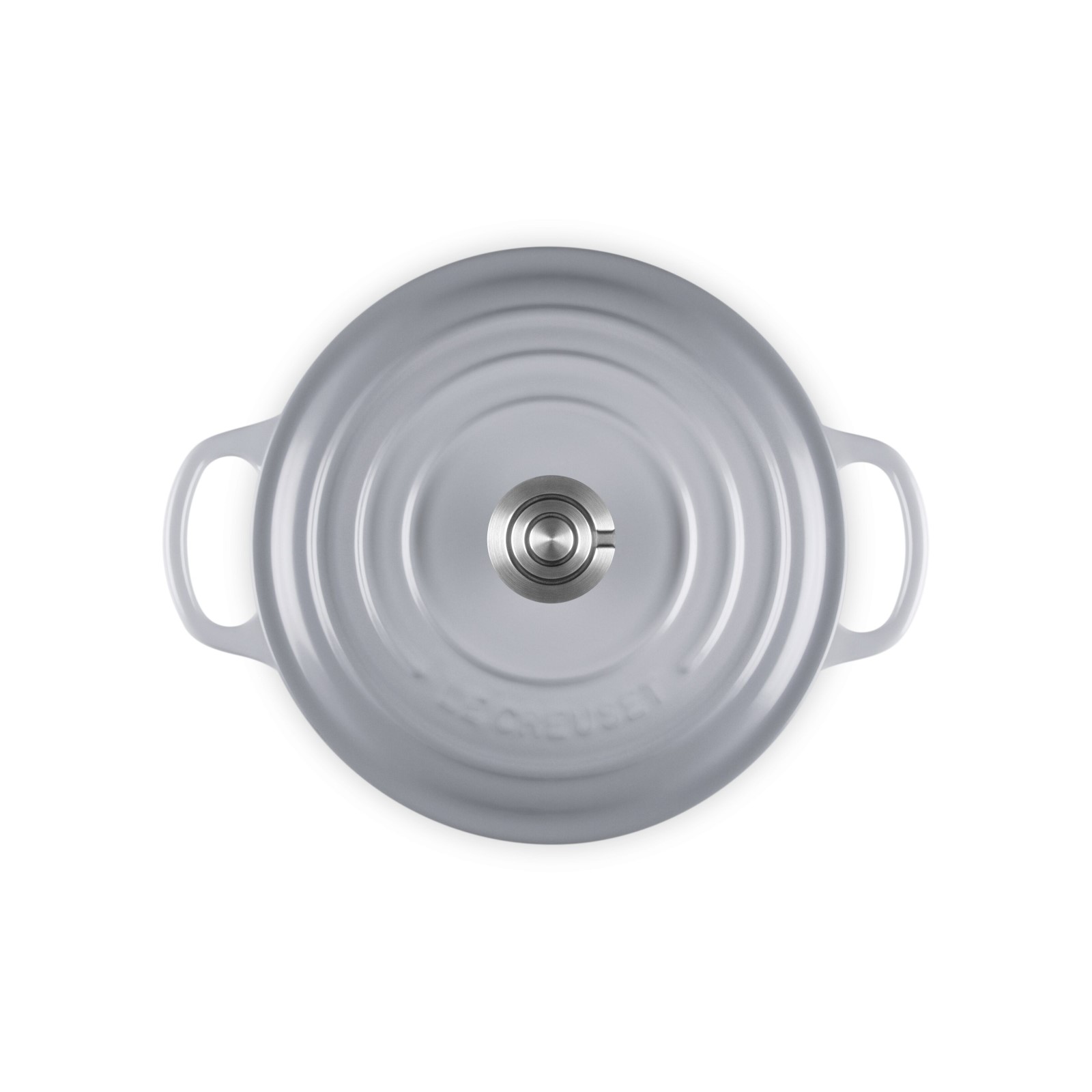 Signature Round French Oven Crucible Brushed SS Knob image number 4