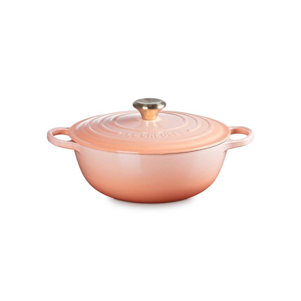 Marmite Cotton Pêche 26cm Light Gold Knob