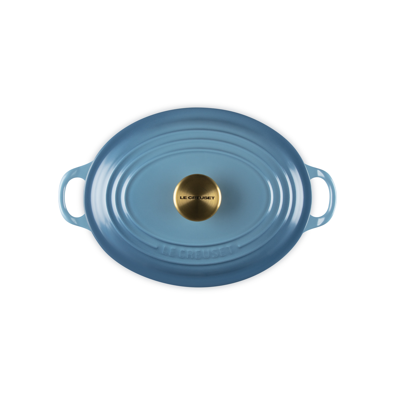 Oval French Oven Gold Knob image number 3