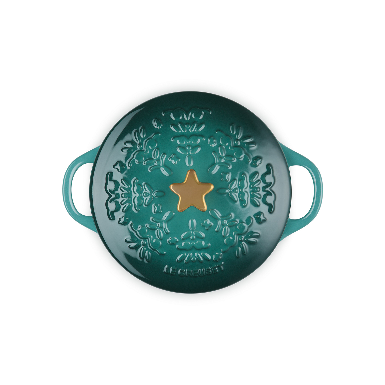 Mini Round Cocotte Gold Star Knob image number 3