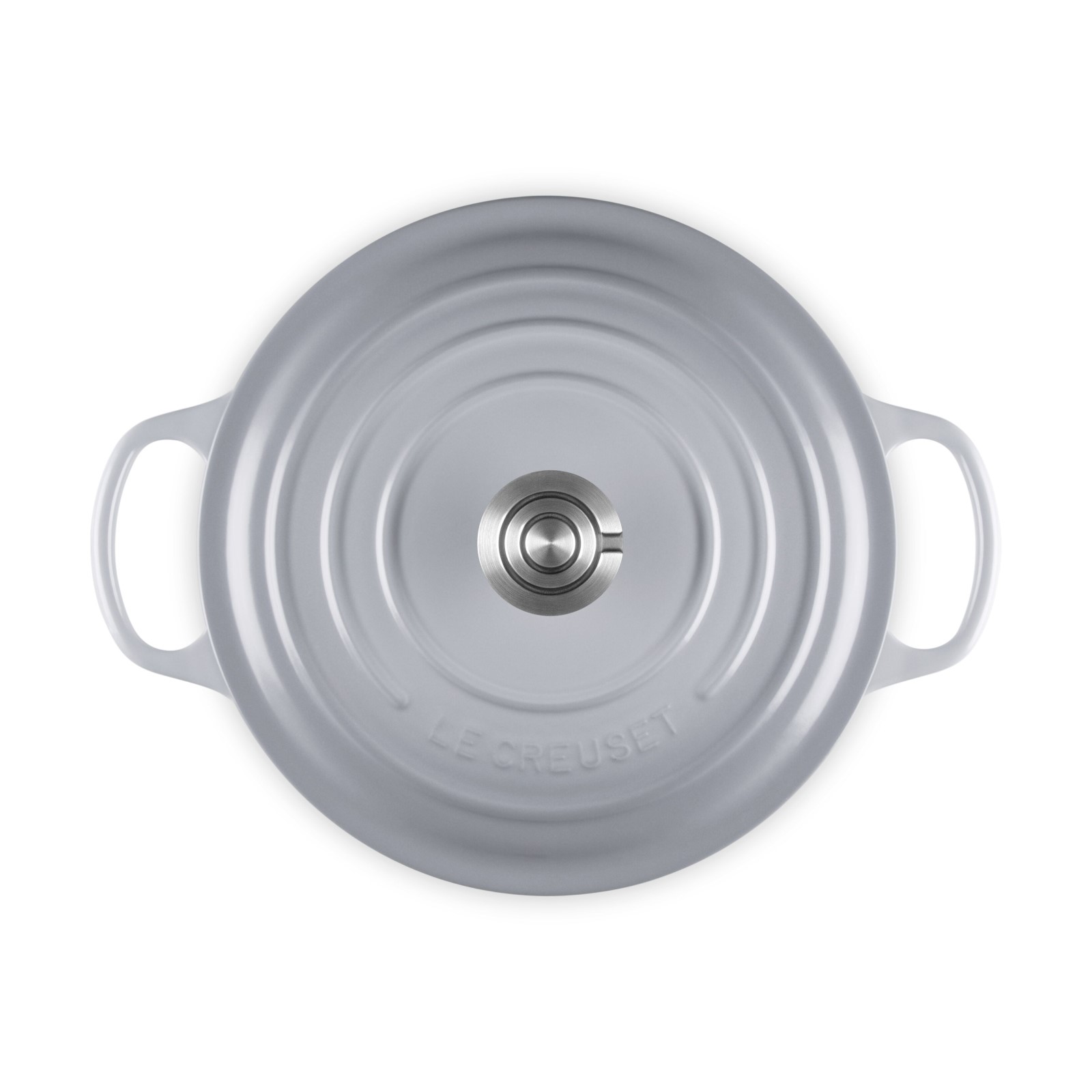 Signature Round French Oven Crucible Brushed SS Knob image number 4
