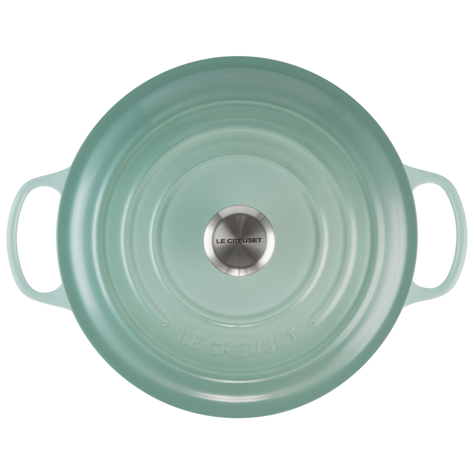 Round French Oven Silver Knob image number 3