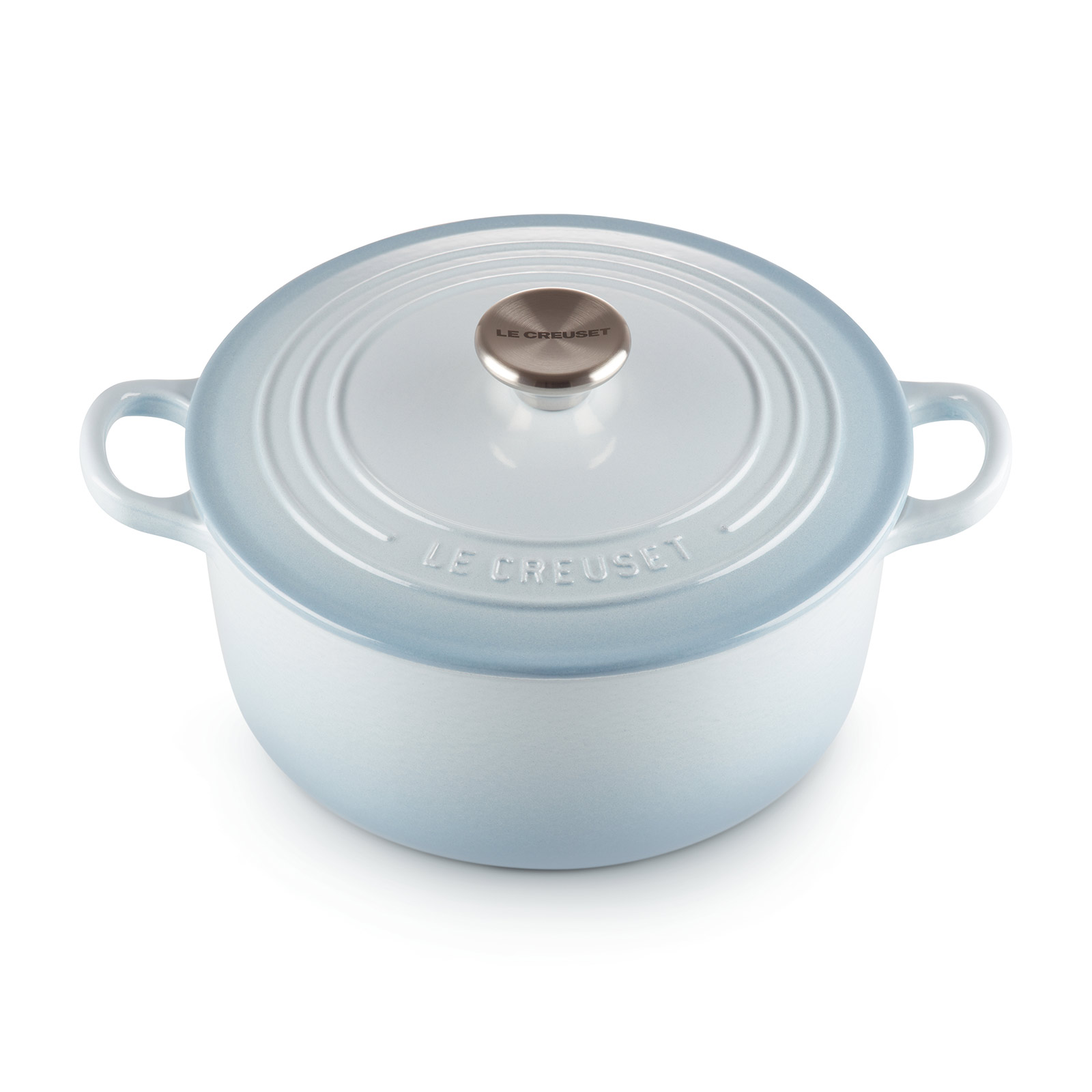 Round French Oven Sand/Cream Interior image number 1