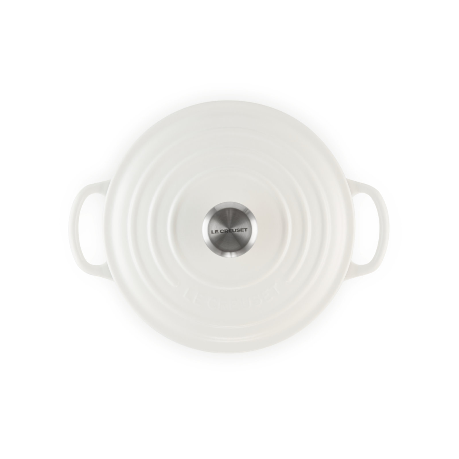 Round French Oven Silver Knob image number 3