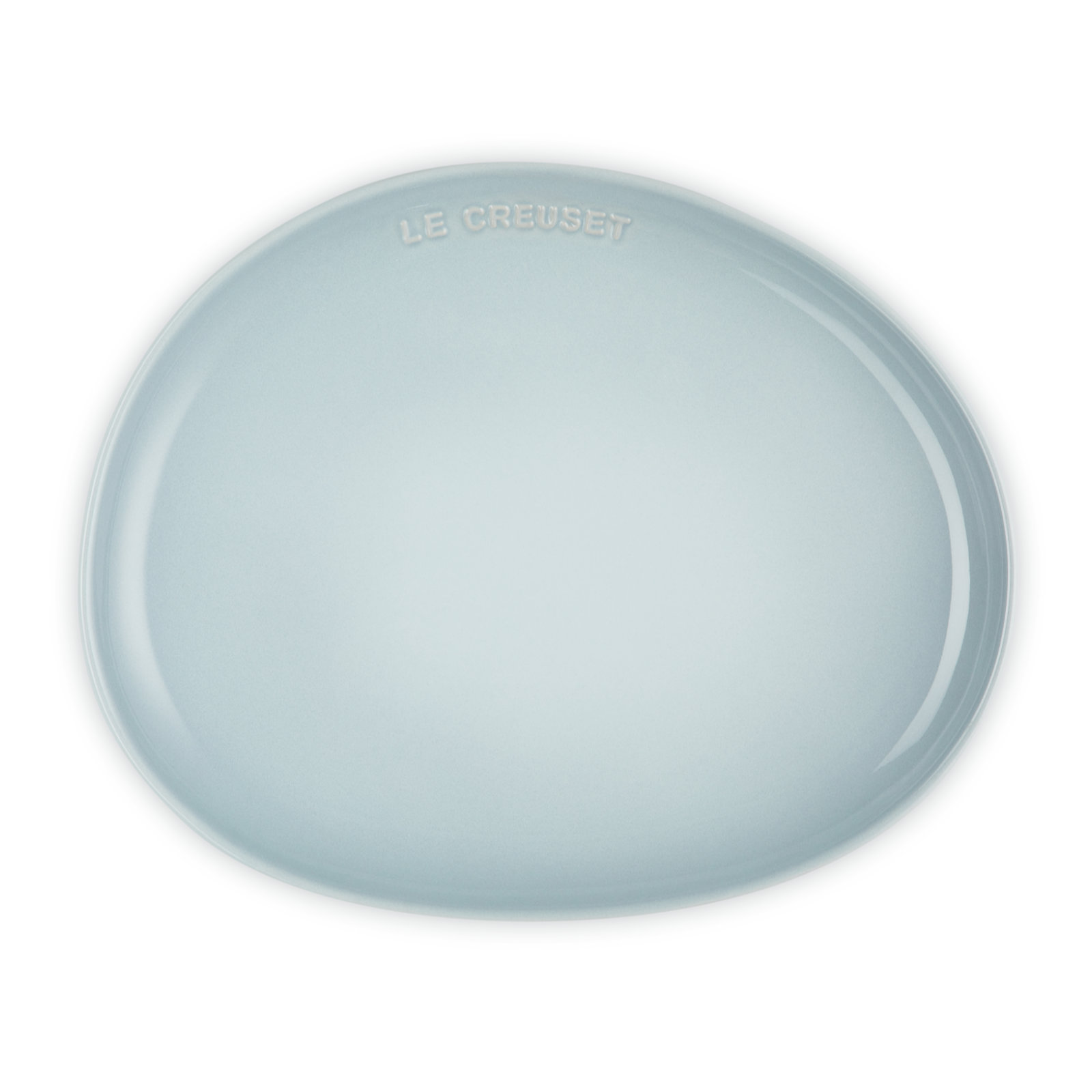 Sphere Petal Plate Silver Blue 27cm