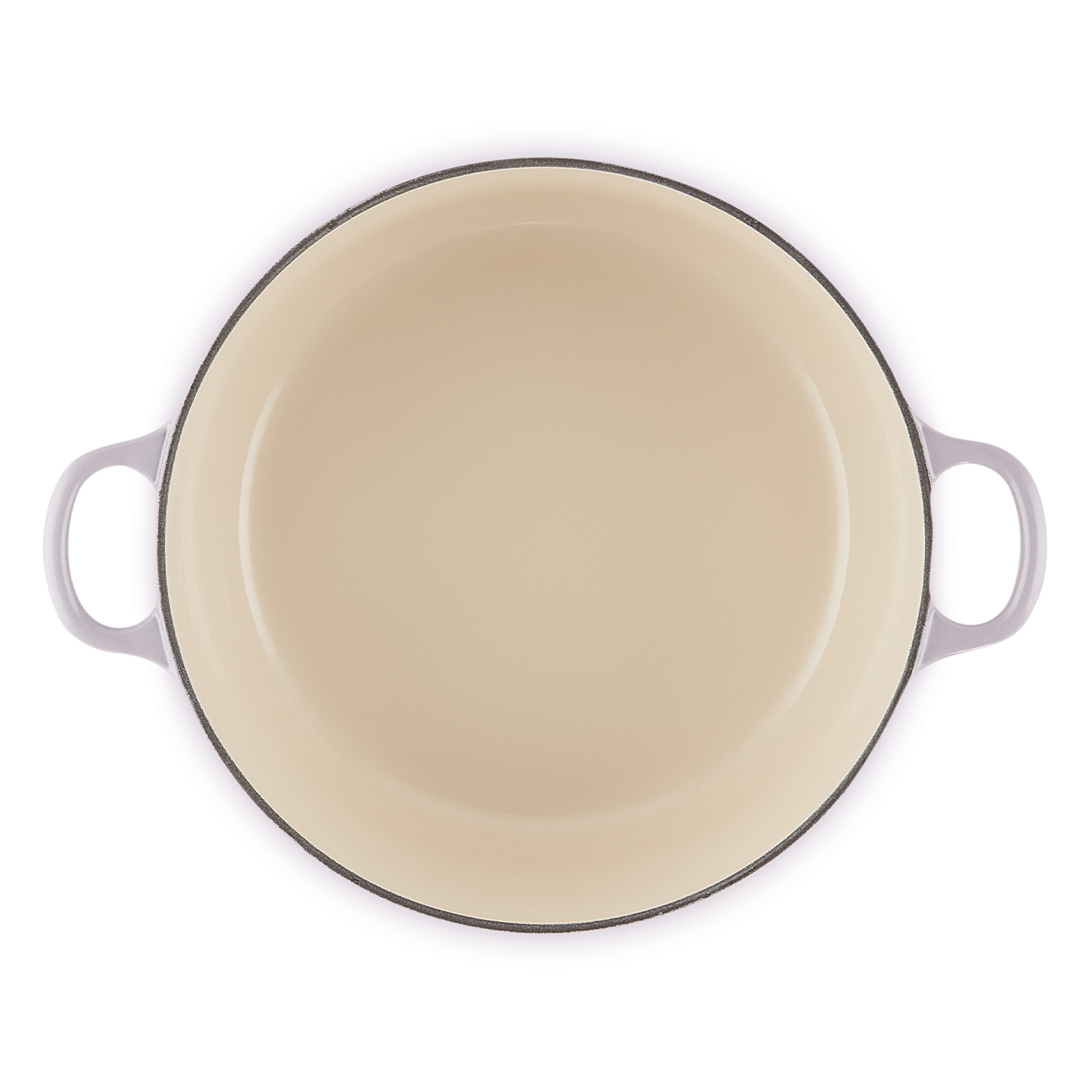 Round French Oven Sand/Cream Interior image number 4