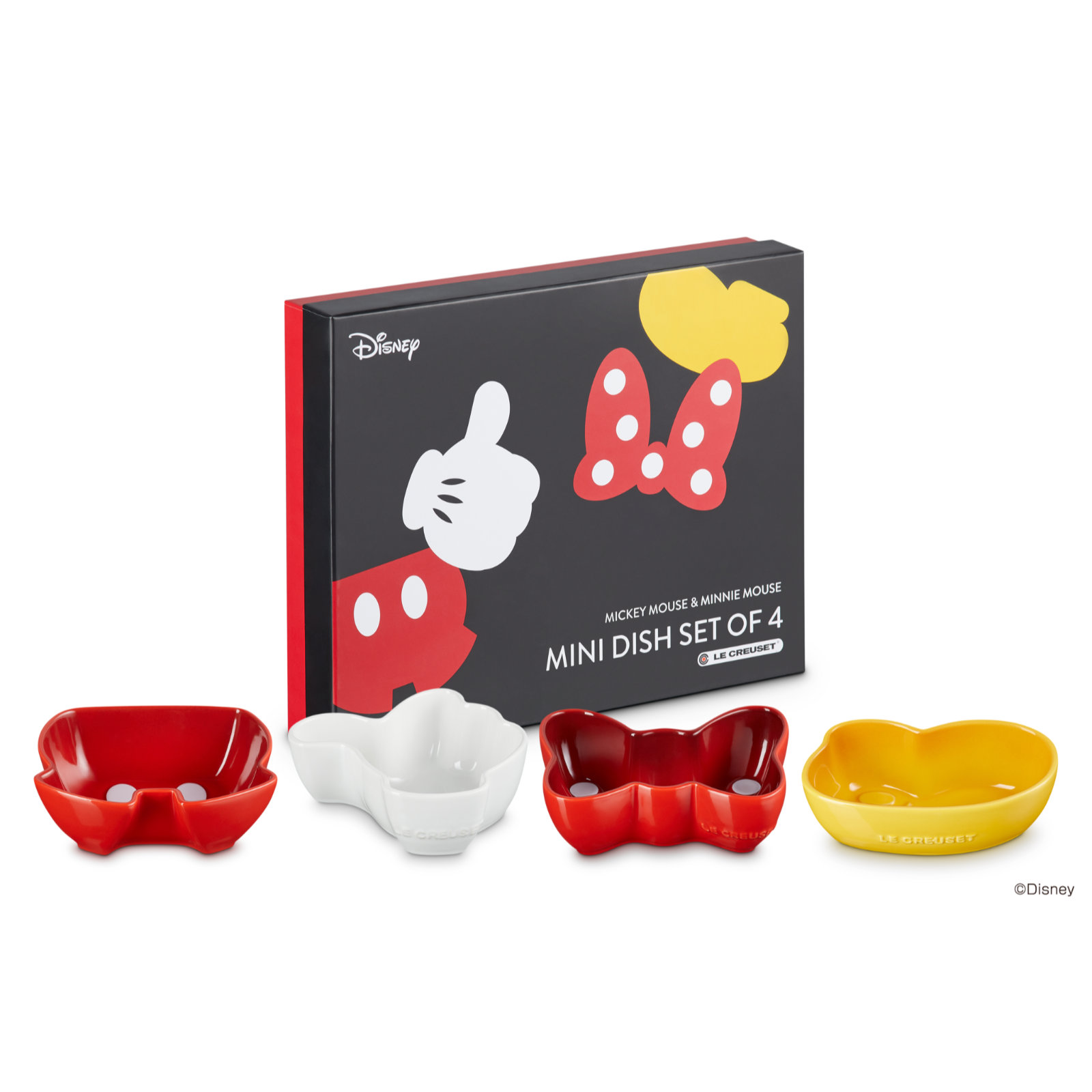 Mickey Mouse Set of 4 Mini Dishes