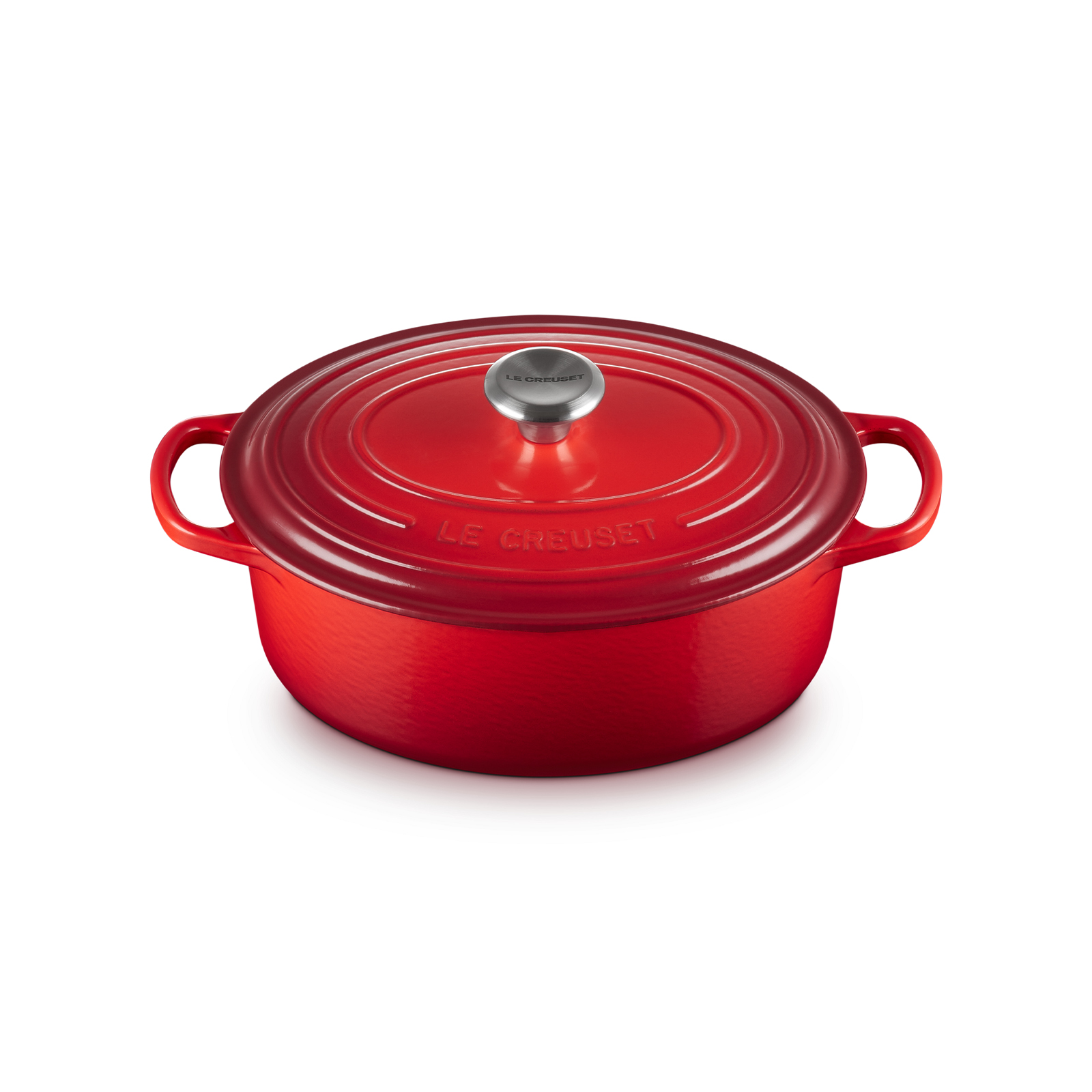 Oval French Oven Stainless Steel Knob image number 1