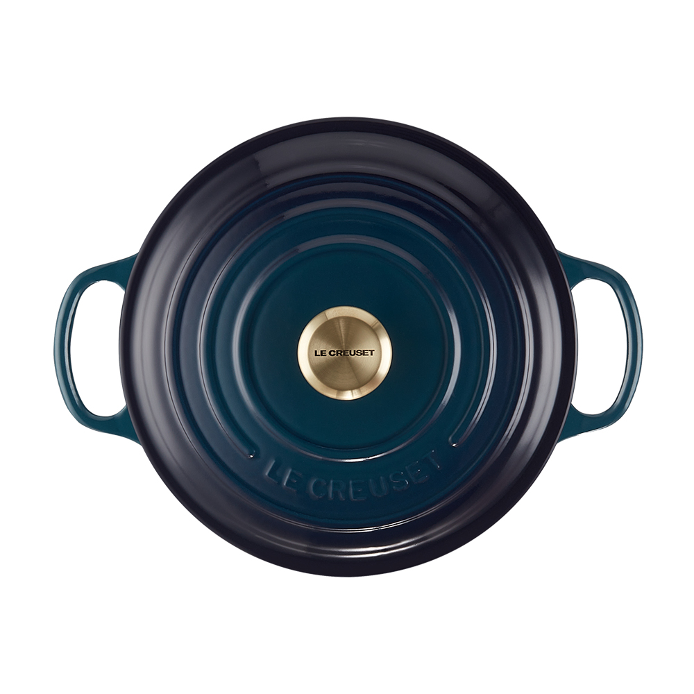Round French Oven Agave Light Gold Knob image number 3