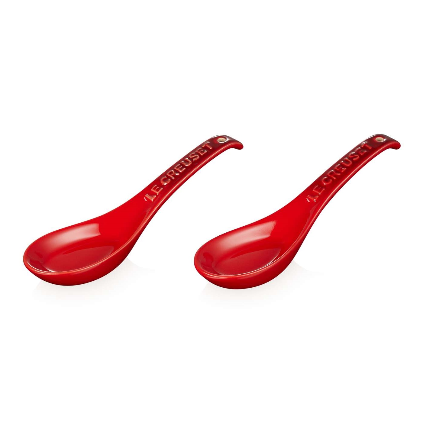 Neo Chinese Spoon Set of 2 Cerise 14cm