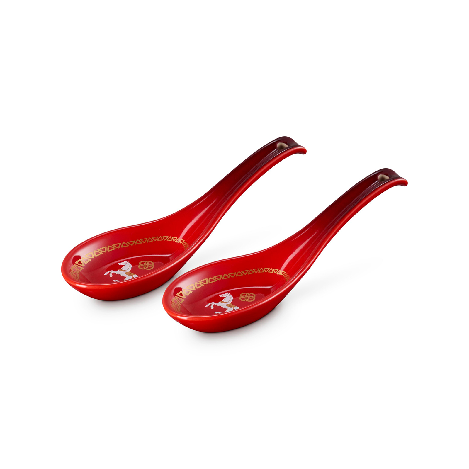 Carousel Set of 2 Chinese spoons image number 2