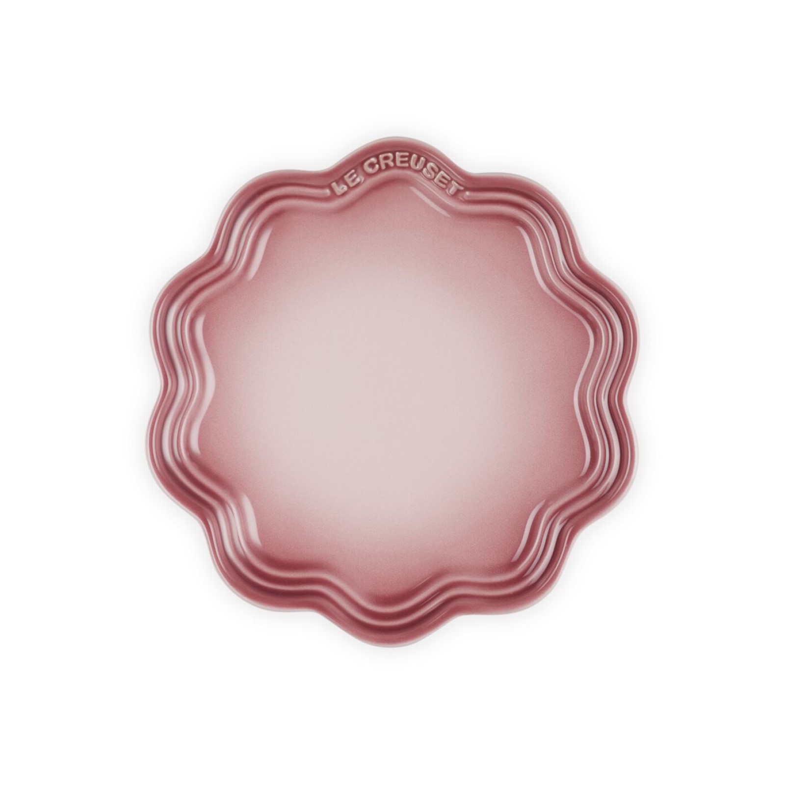 Frill Stoneware Plate Pale Rose 18cm