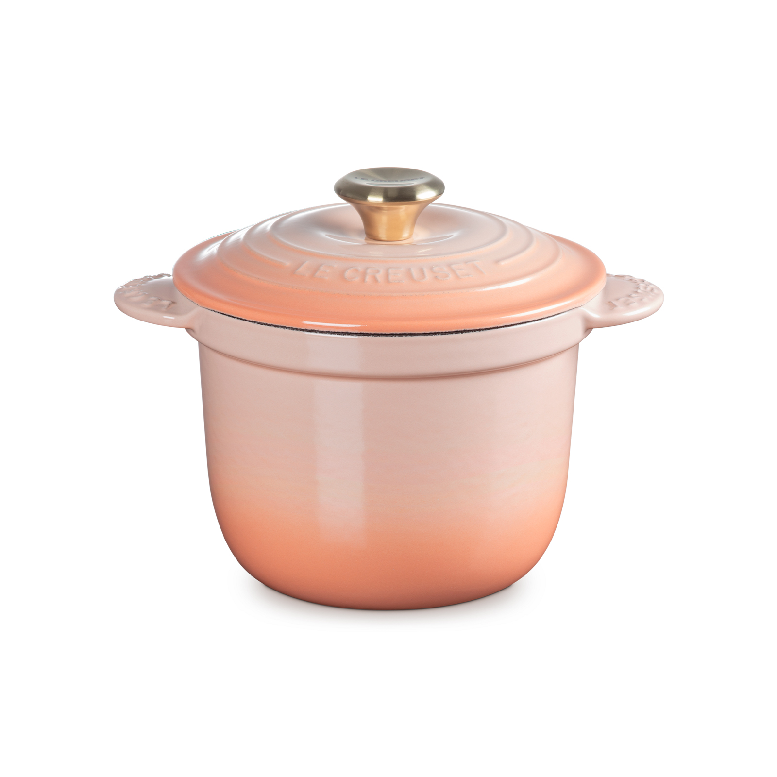 Rice Pot P&ecirc;che 18cm Light Gold Knob