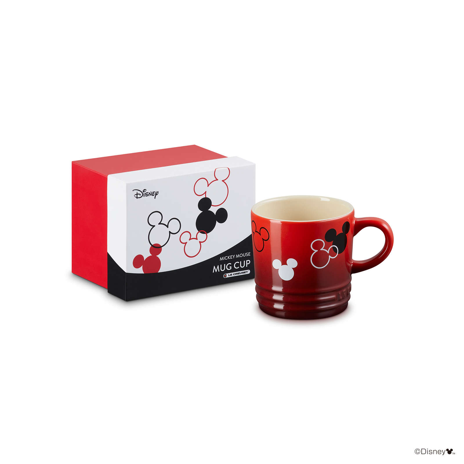 London Cappuccino Mug Mickey Decal 200ml Cerise