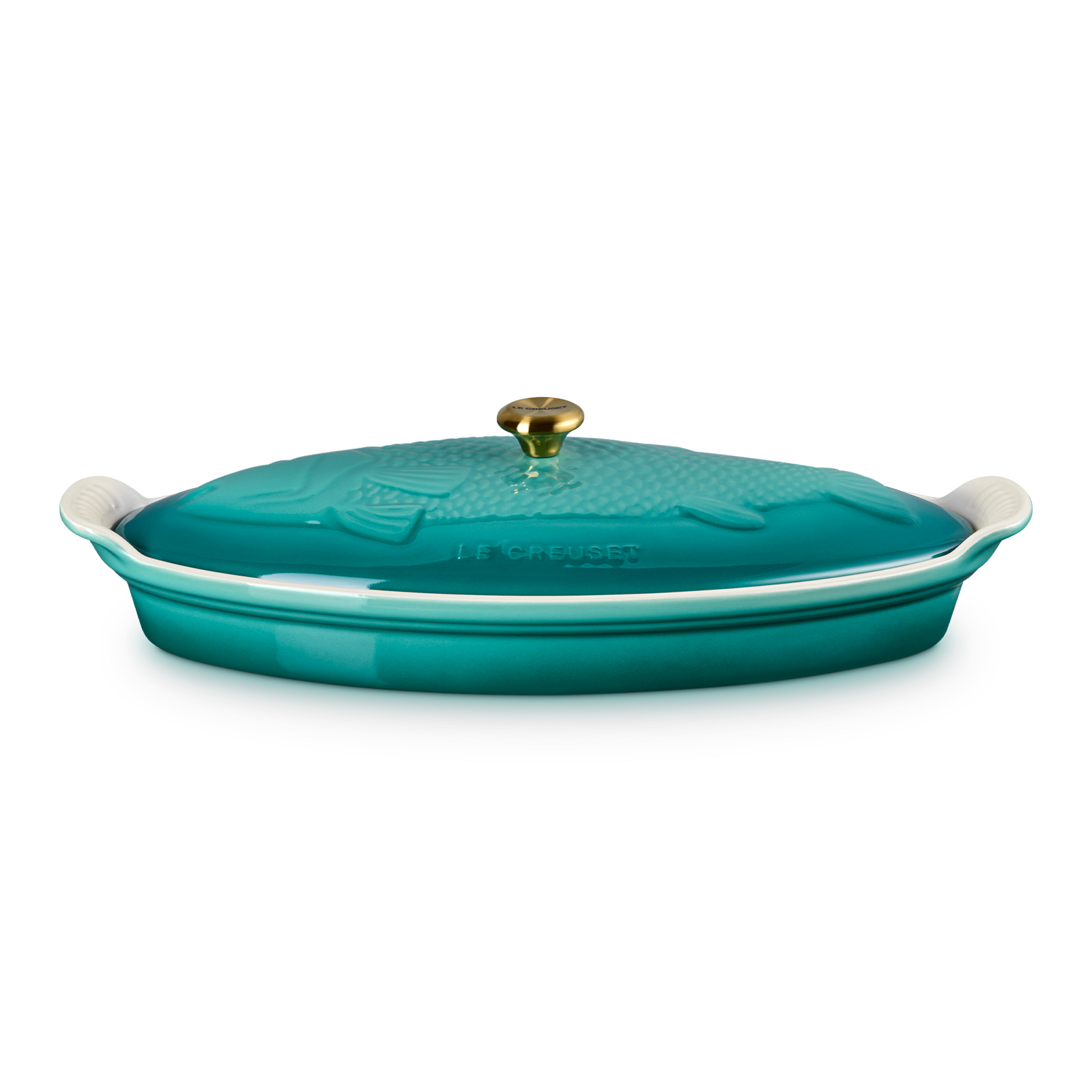 Heritage Fish Baker Bleu Riviera with Lid 1.6L