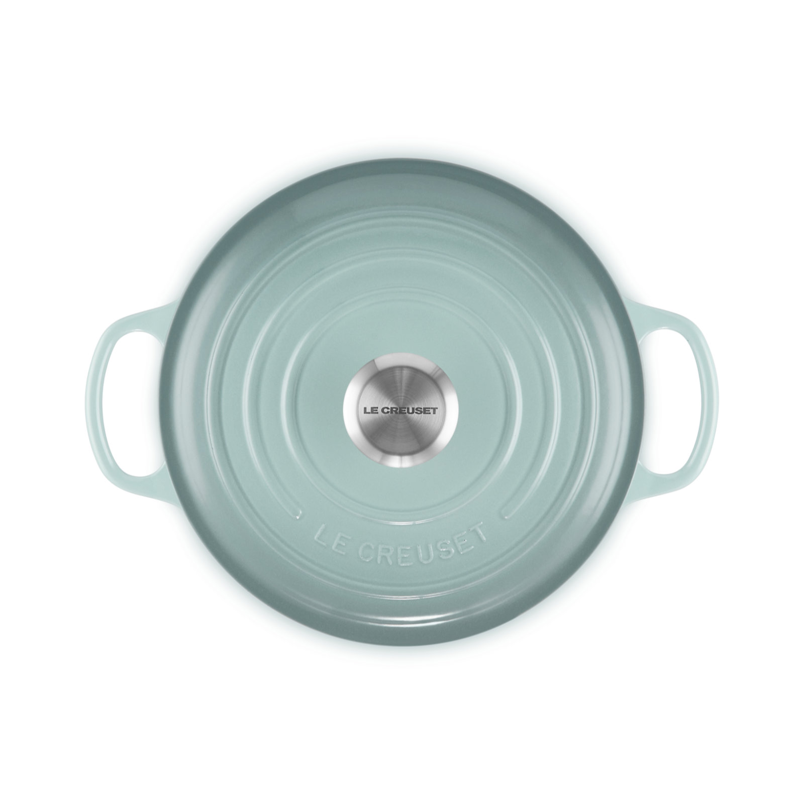 Round French Oven Silver Knob image number 3