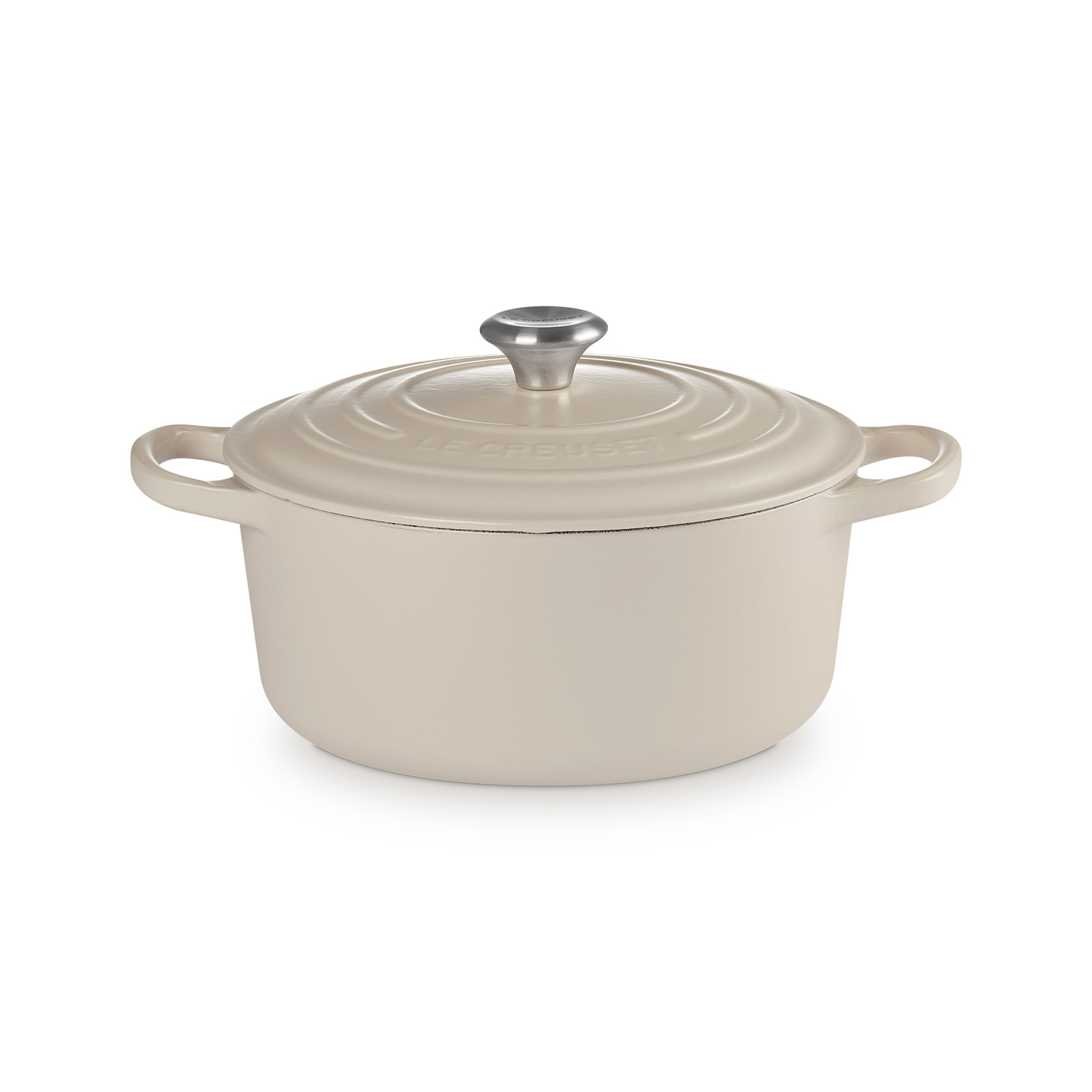 Cast Iron Round French Oven 22cm Brioche SS Knob