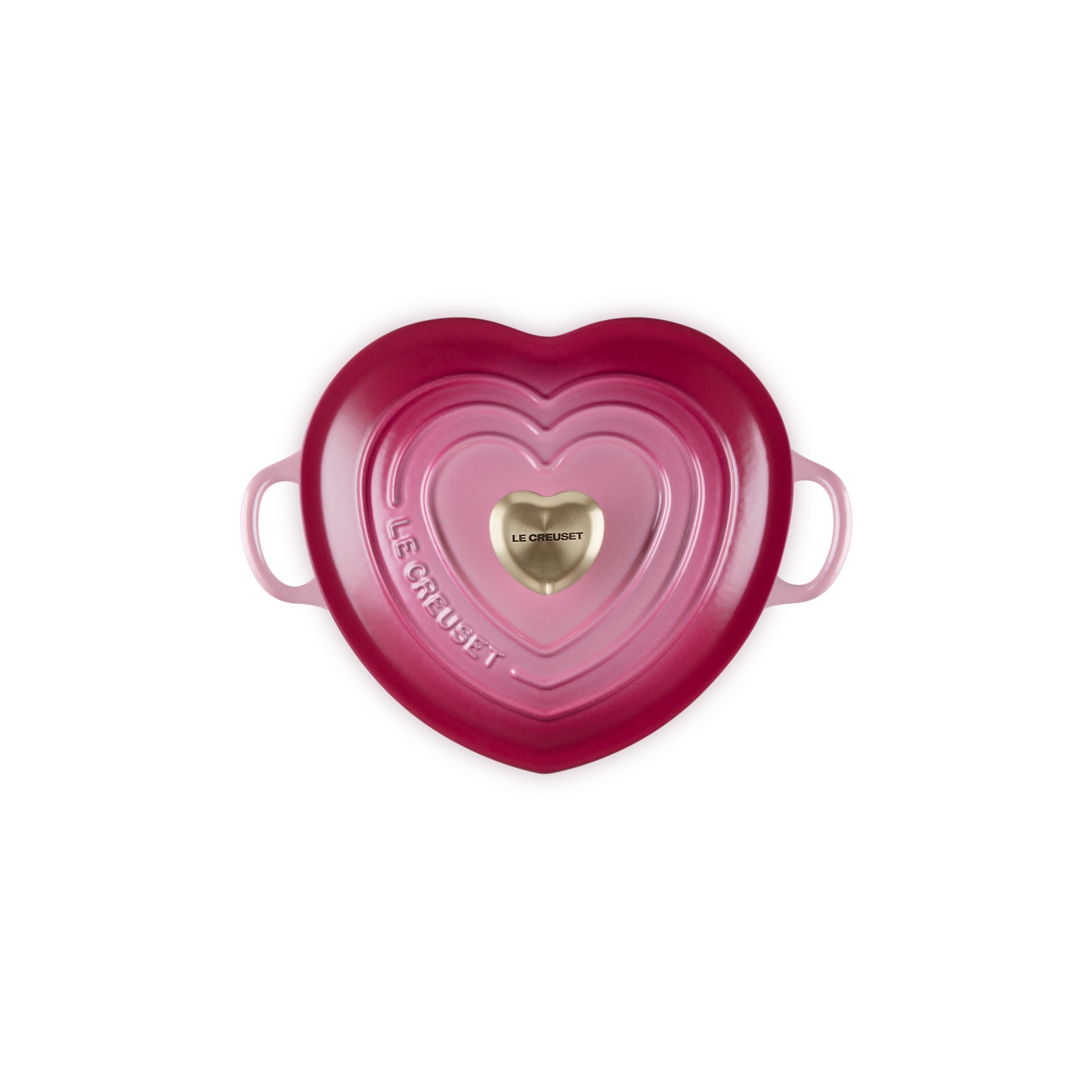 Heart Shaped Casserole Light Gold Heart Knob image number 3