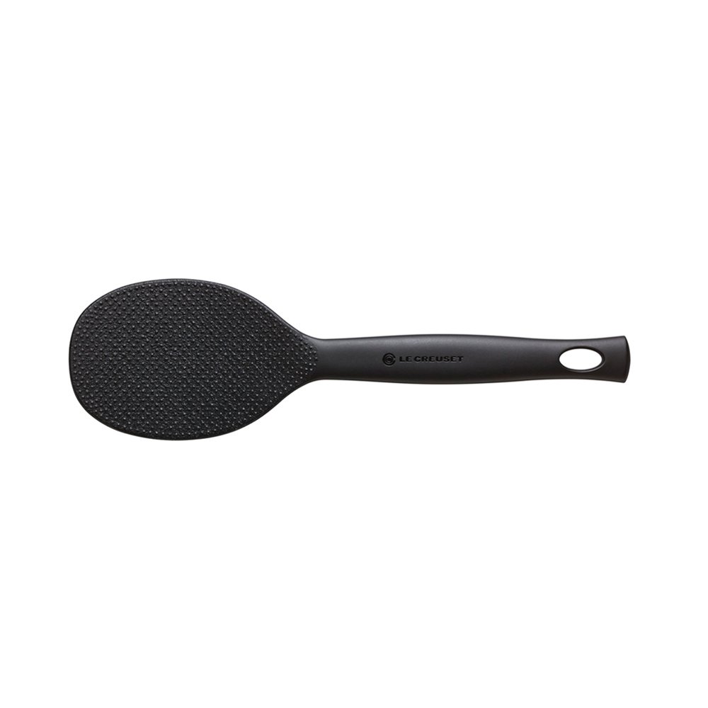 Rice Scoop Japanese plastic hang tag Black