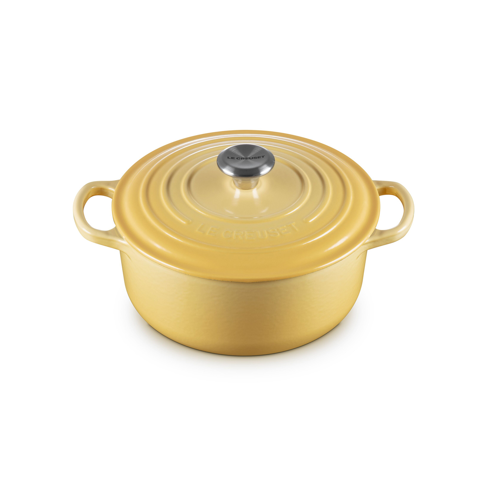 Round French Oven Silver Knob image number 2