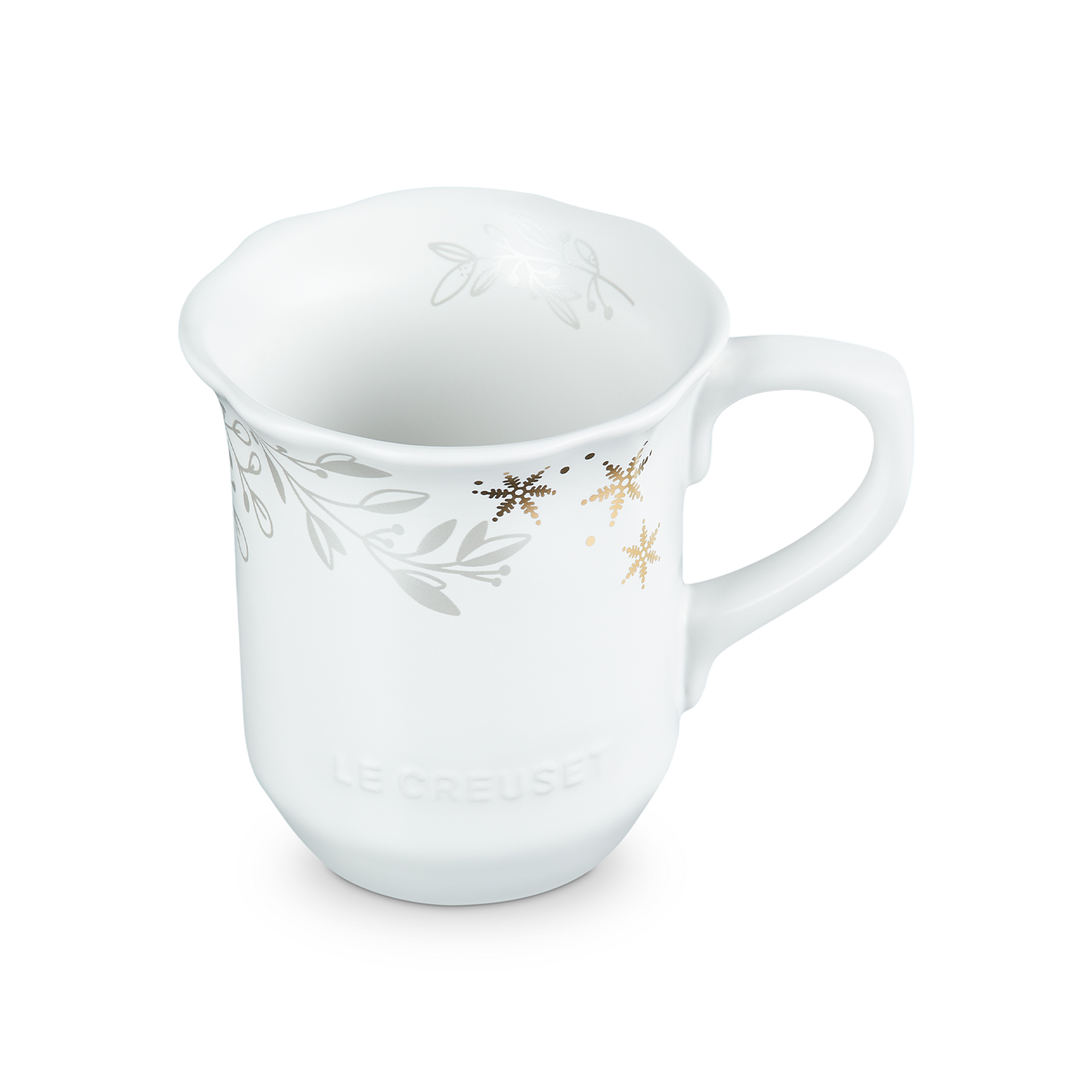 Elegant Frill Stoneware Mug image number 1