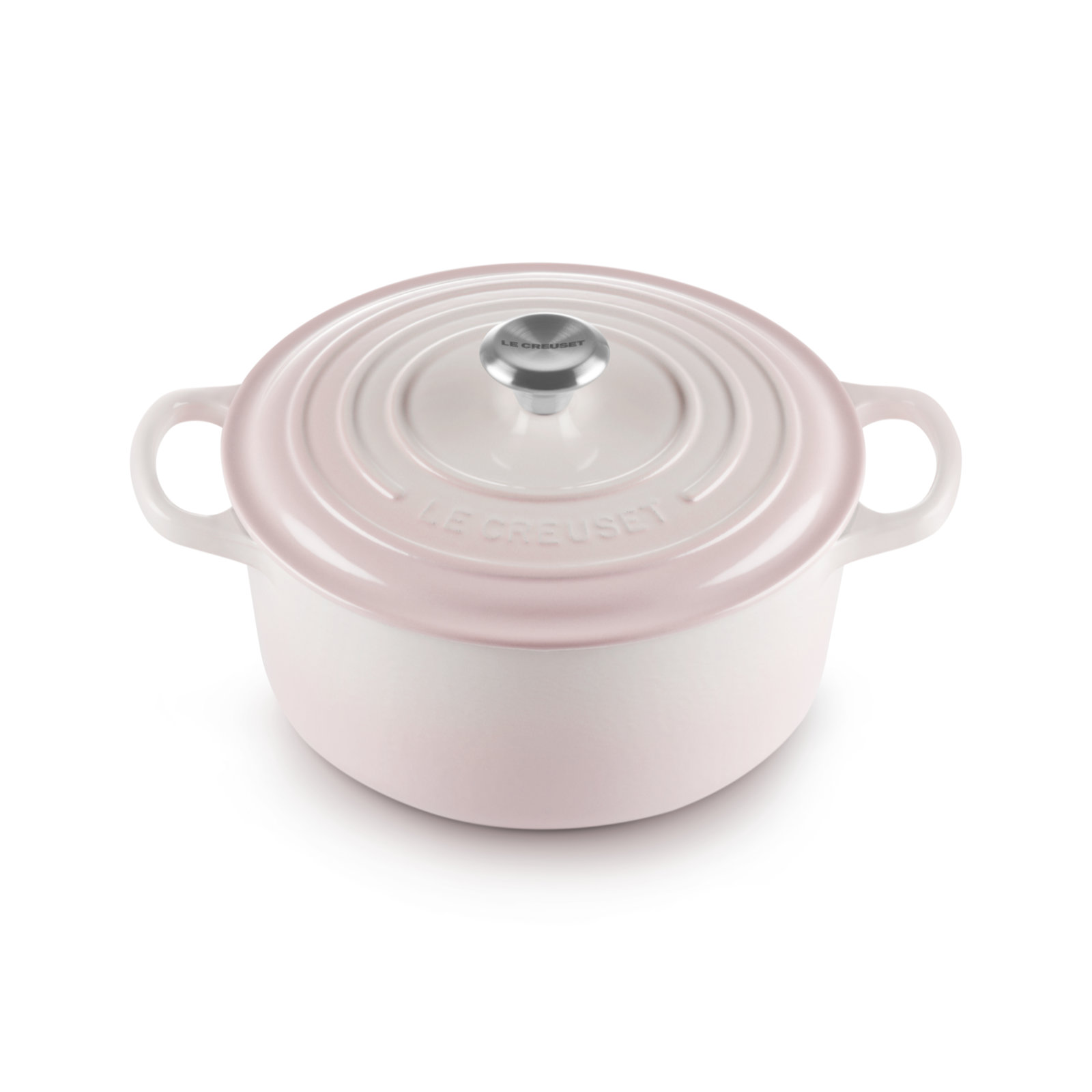 Round French Oven Silver Knob image number 1