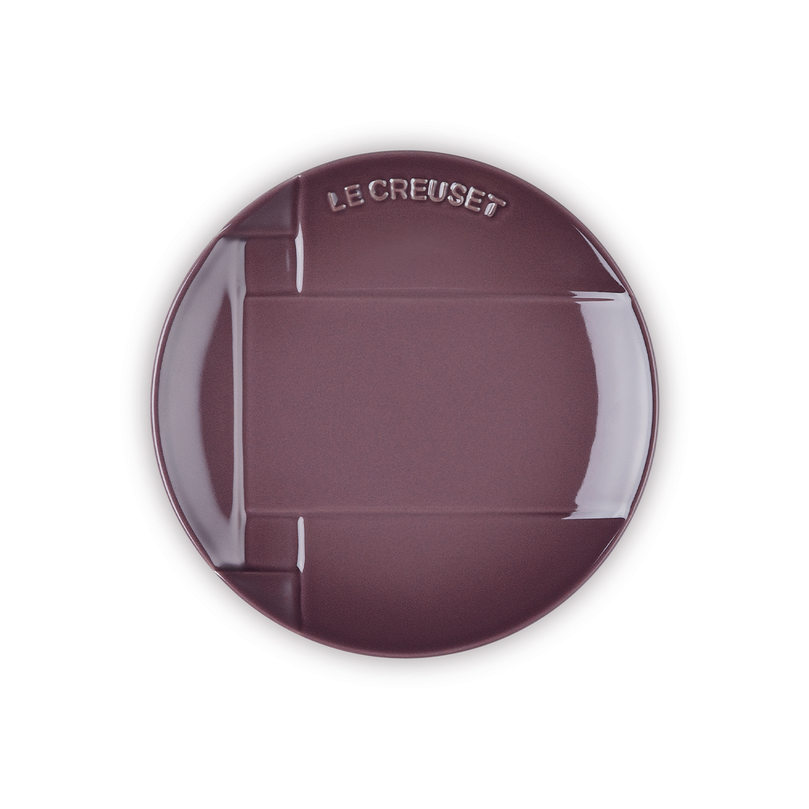 Meshed Stoneware Round Plate Fig 15cm